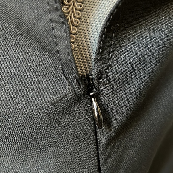 Rare amazing Zara Limited asymmetric black pant top with working zipper NWT - Picture 11 of 13